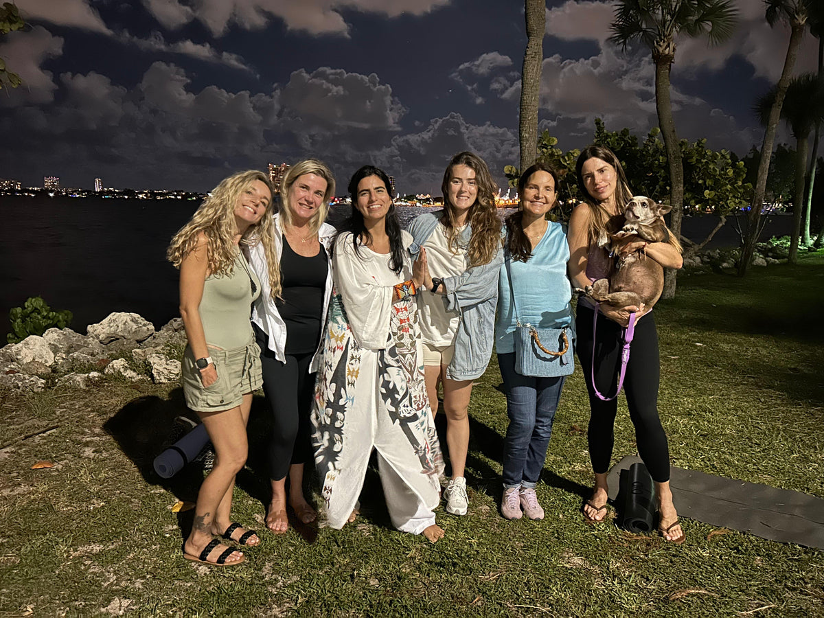 Camilla Garcia with the healing community