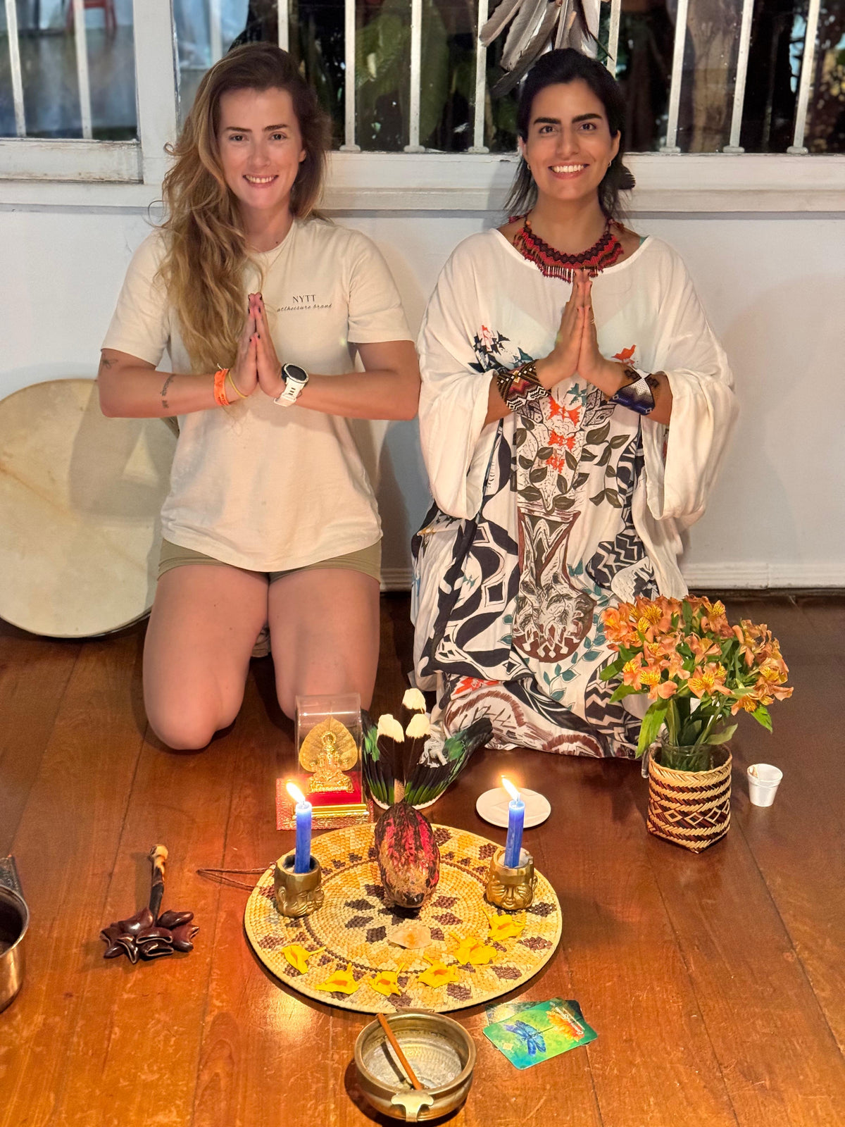 Camilla Garcia leading a ceremony