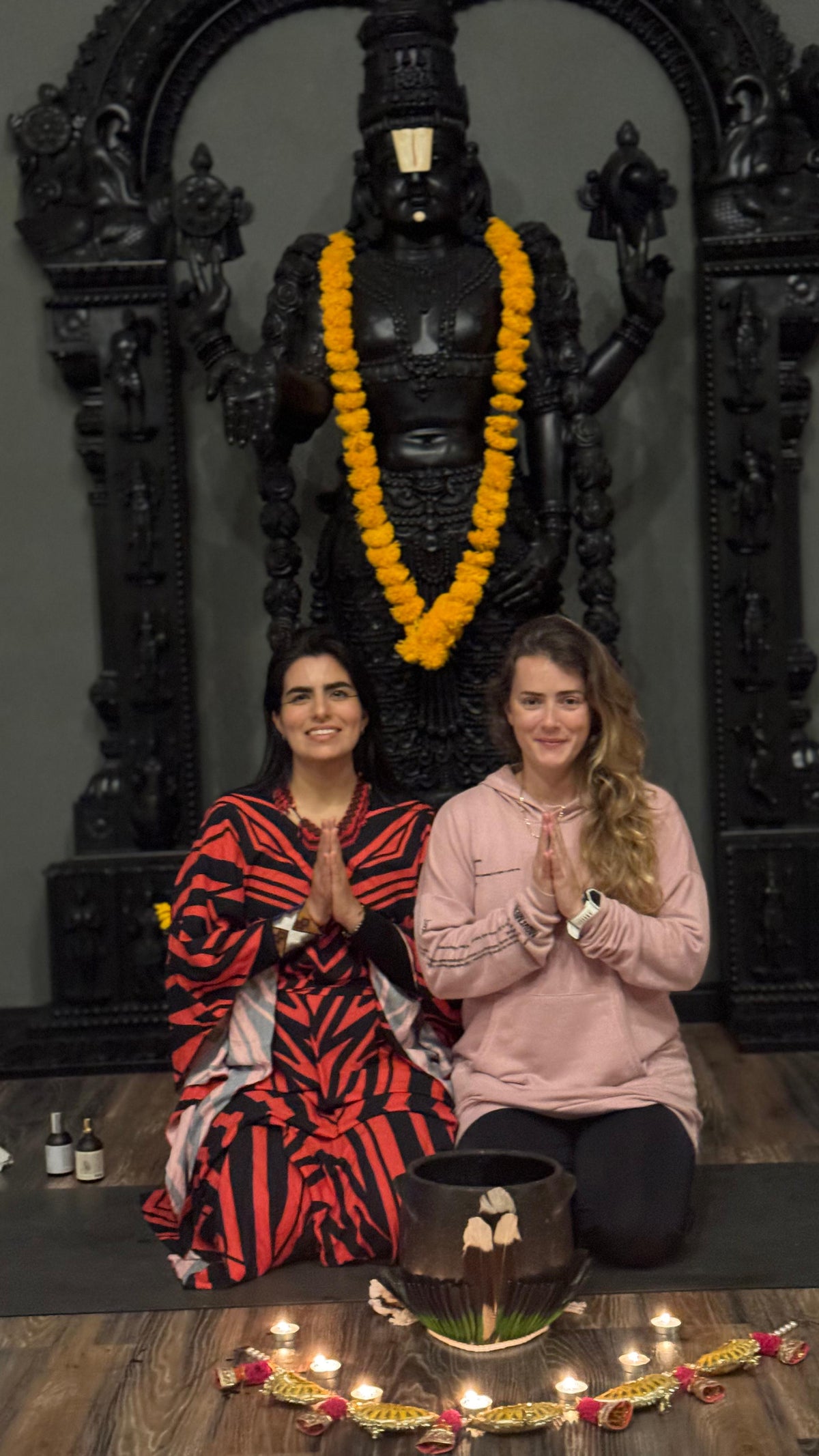 Camilla Garcia with the healing community